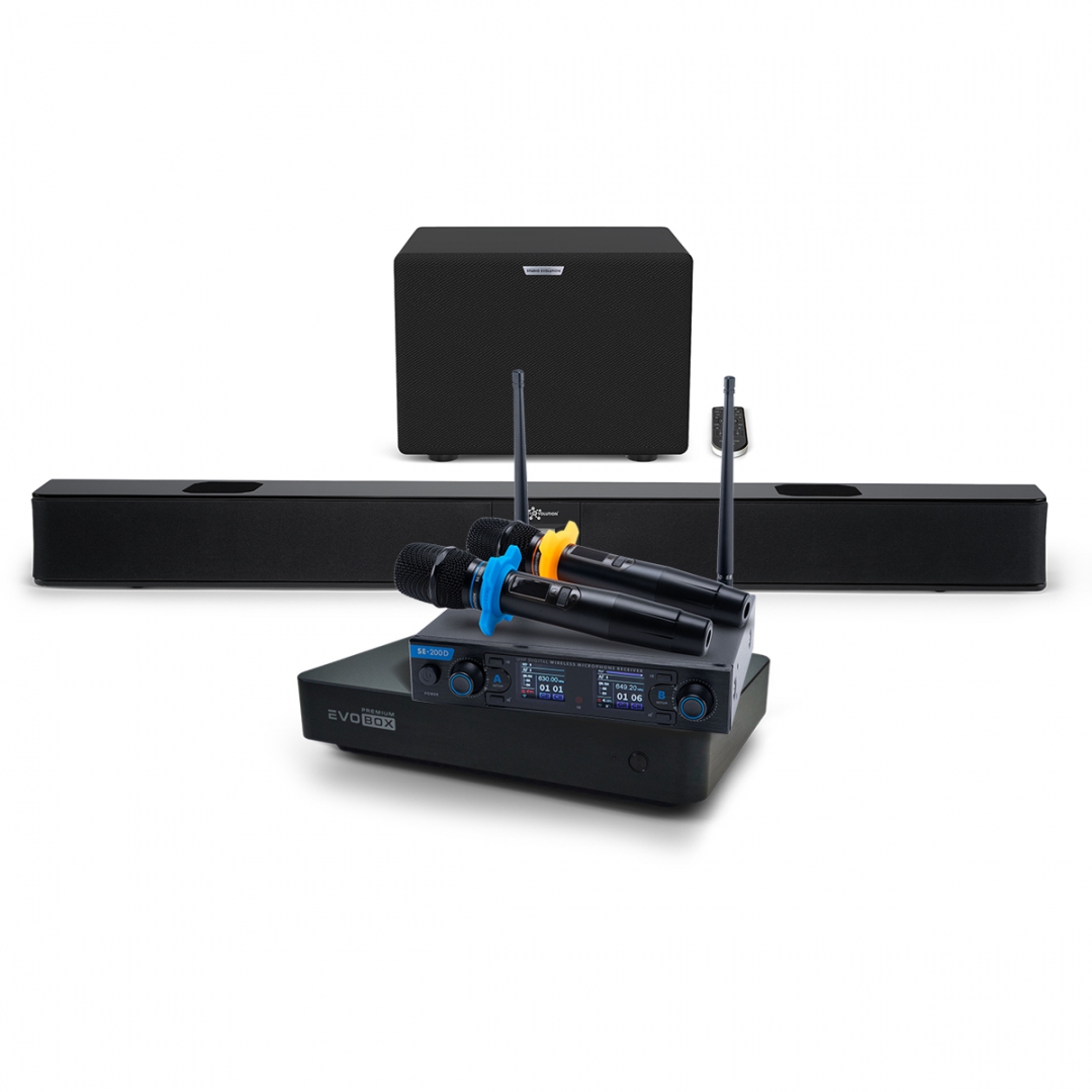 Hi-End караоке-система EVOBOX Premium + EvoSoundBar (саундбар с караоке) в Нефтекамске
