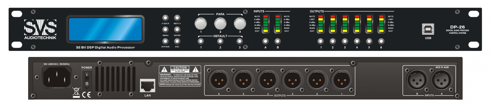 SVS Audiotechnik DP-26 Цифровой процессор: 2 входа 6 выходов в Нефтекамске