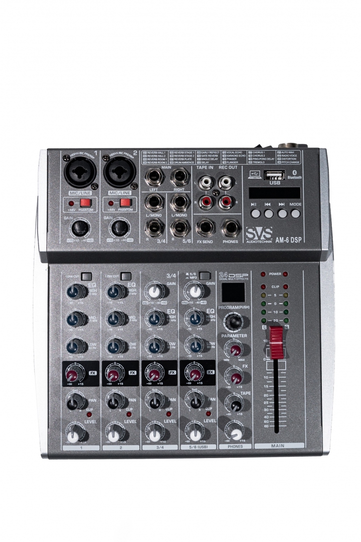 SVS Audiotechnik mixers AM-6 DSP Микшерный пульт аналоговый, 6-канальный SVS Audiotechnik mixers в Нефтекамске